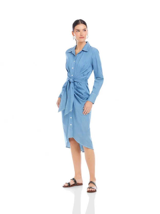 Charming Tie Waist Dress - Image 4