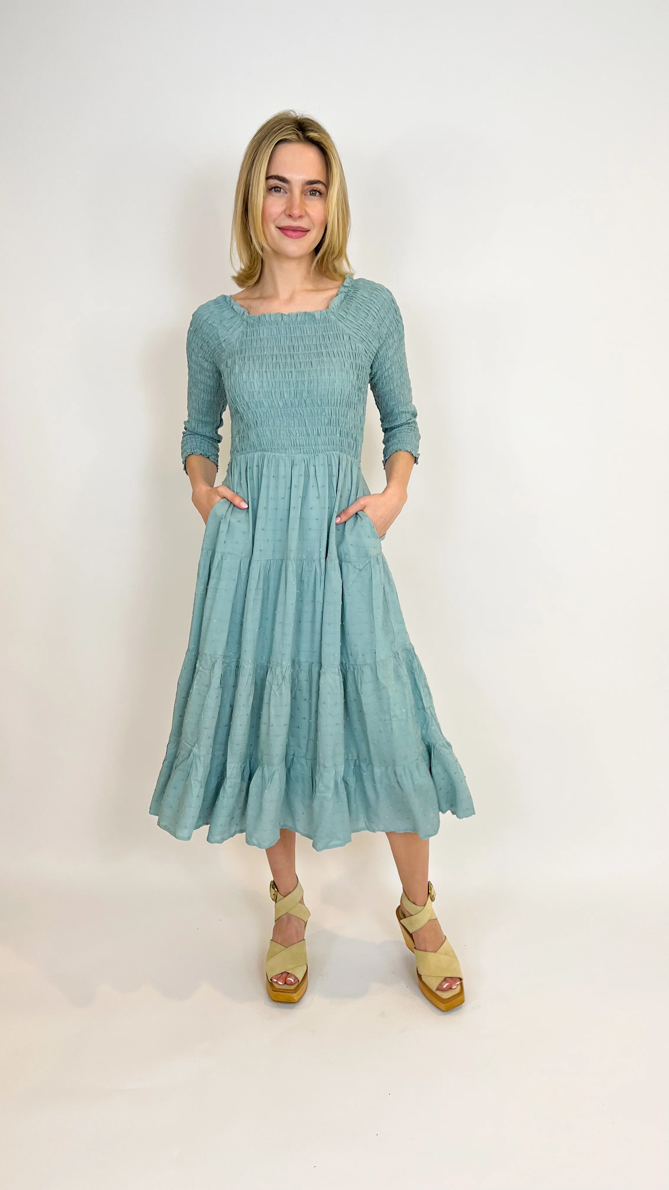Made For Frolicking Smocked Dress - Image 7